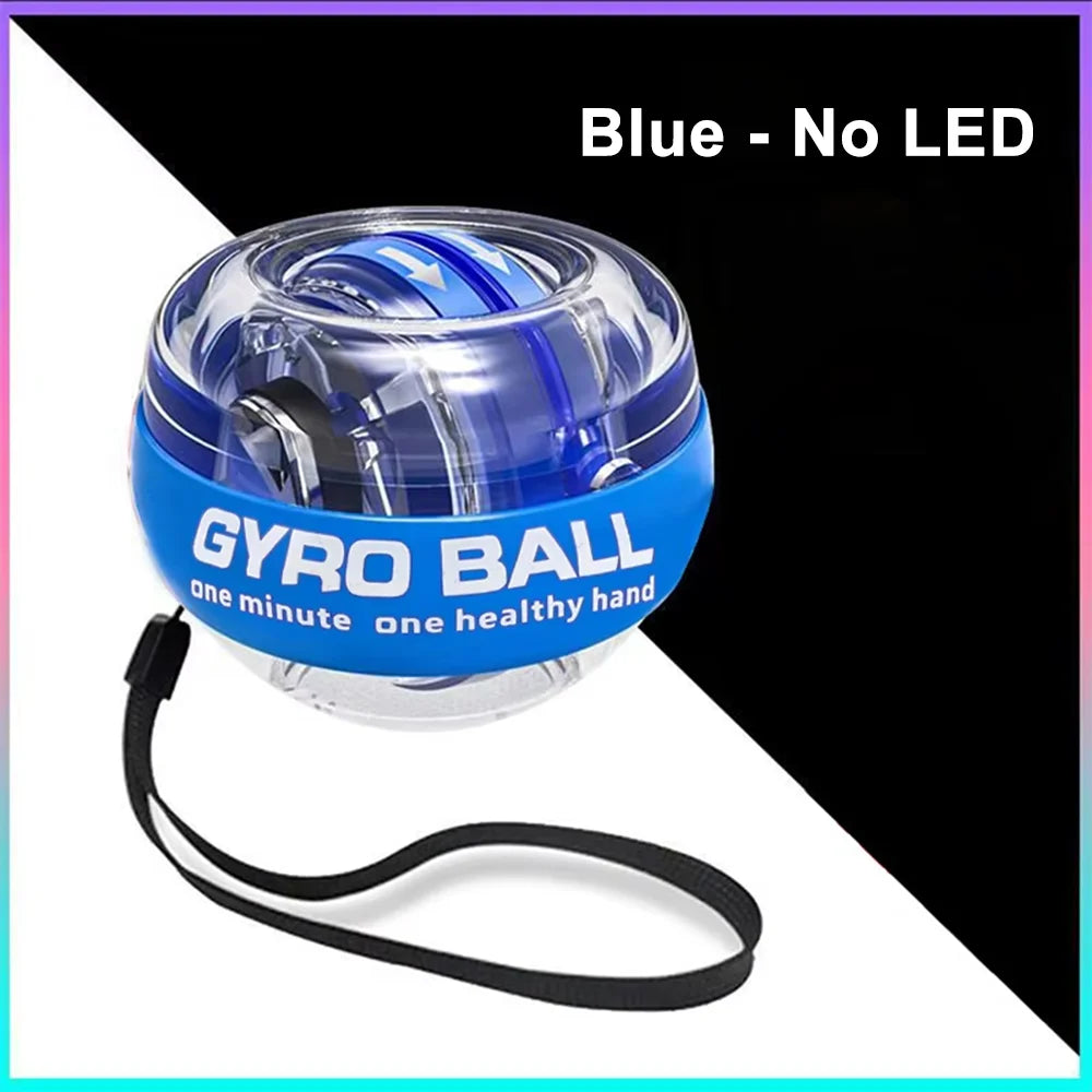 Gyro Handgelenktrainer in Blau ohne LED mit Handschlaufe