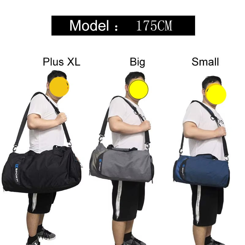Men Gym Bag Dry Wet for Yoga Women Training Tas Travel Sac De Sport Outdoor Swim Women Shoes Fitness Weekender Shoulder Handbags