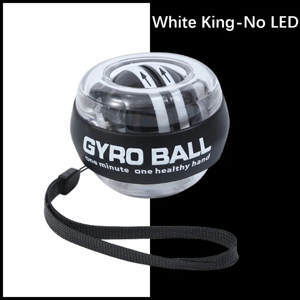 Gyro Handgelenktrainer Weiß King ohne LED mit Handschlaufe