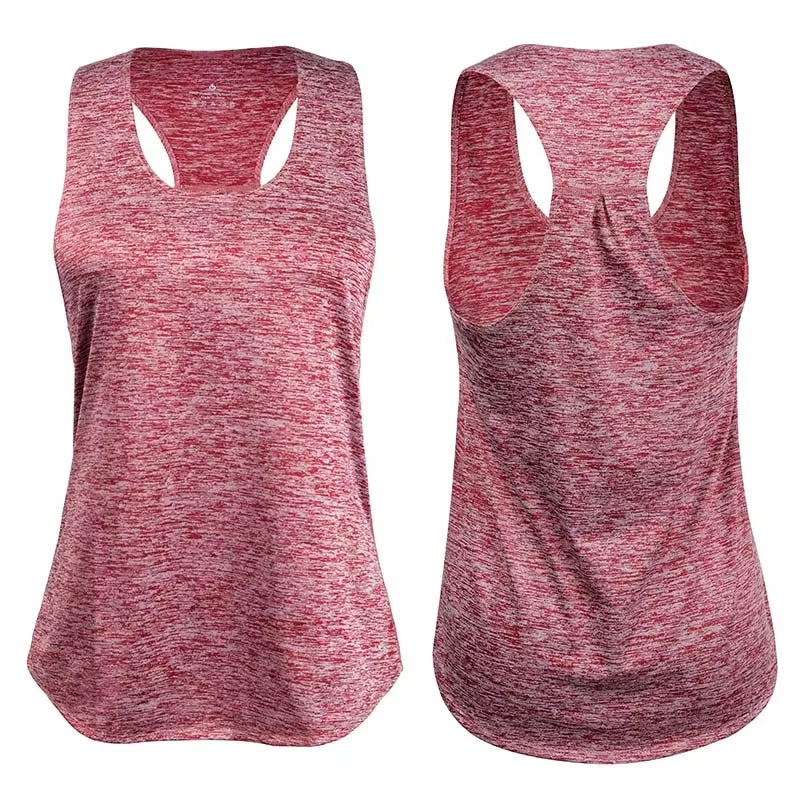 Sleeveless Racerback Workout Tank Tops for Women,Running Training Yoga Shirts,Fitness Sport Yoga Vest, Gym Sport Shirts