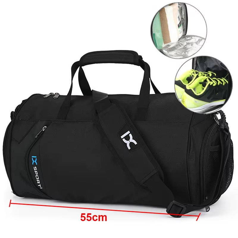 Men Gym Bag Dry Wet for Yoga Women Training Tas Travel Sac De Sport Outdoor Swim Women Shoes Fitness Weekender Shoulder Handbags
