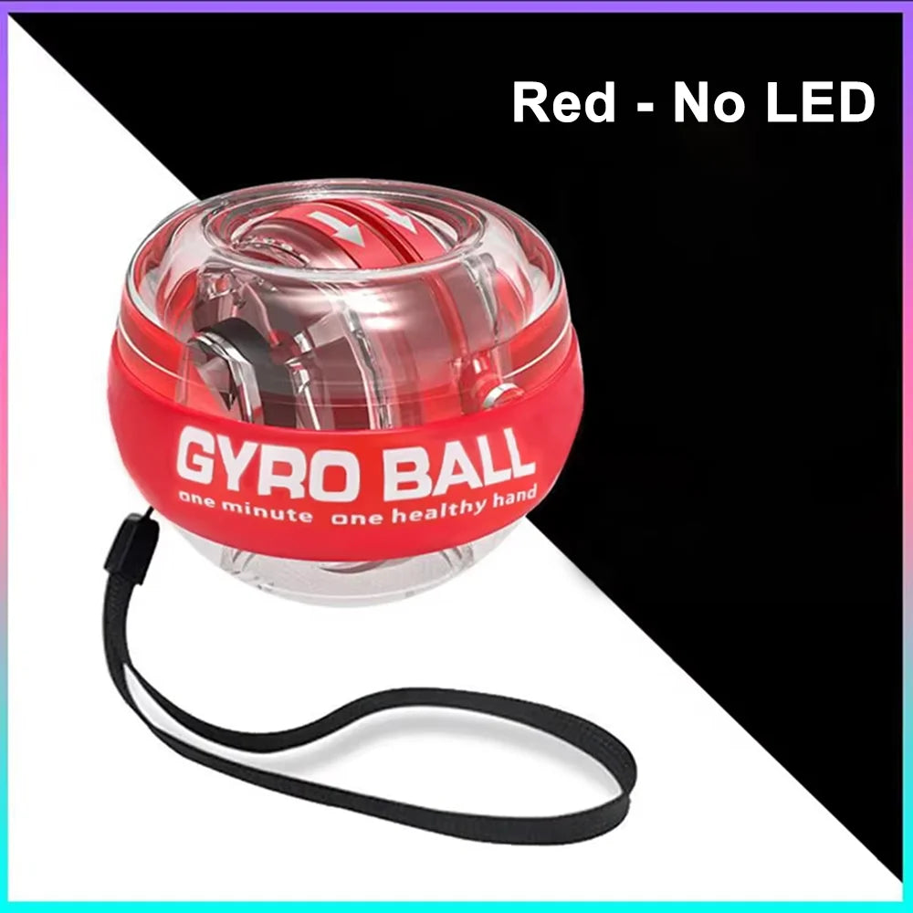 Gyro Handgelenktrainer in Rot ohne LED mit Handschlaufe