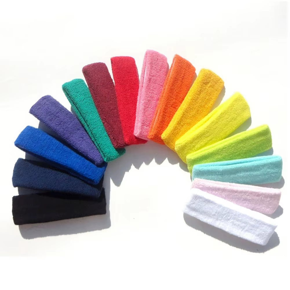 1Pc Women/Men Headband Sports Yoga Fitness Stretch Sweat Sweatband Hair Band Elasticity Headband Headwear Sports Safety