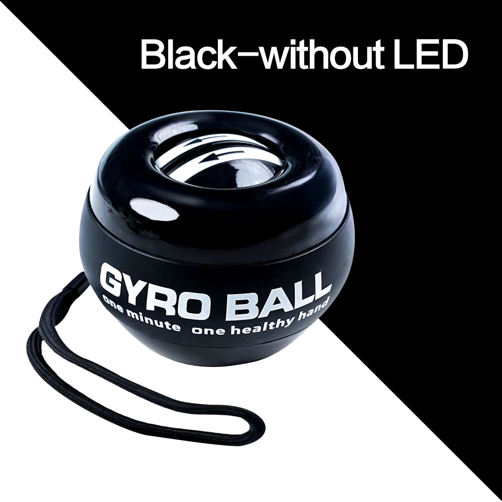 Gyro Handgelenktrainer in Schwarz ohne LED mit Handschlaufe